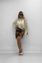 camicia semi trasparente rainbow